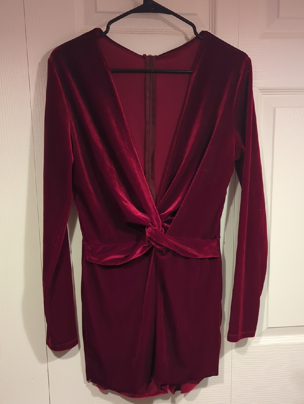 Deep V-neck Romper